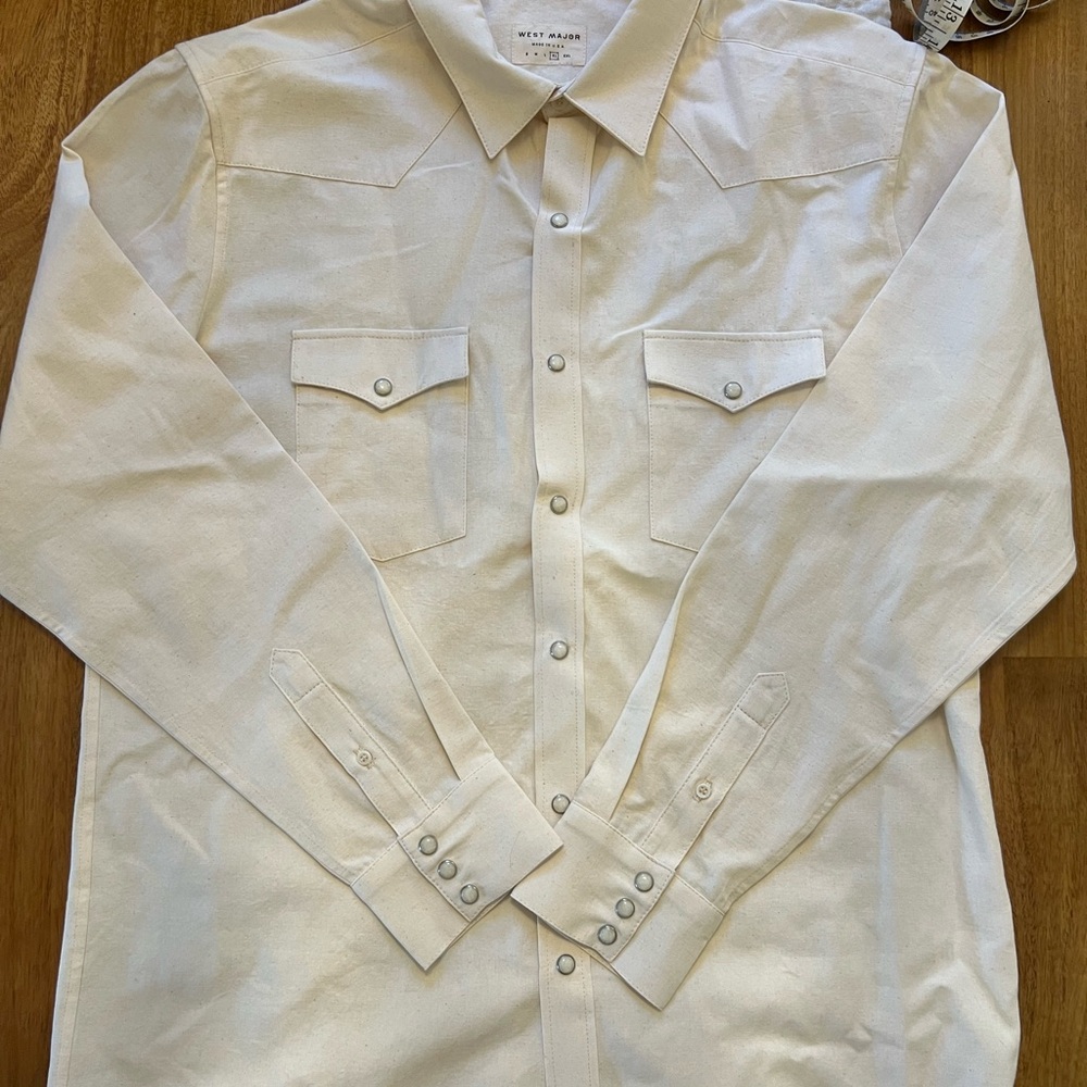 West Major Ecru Western NWOT XL